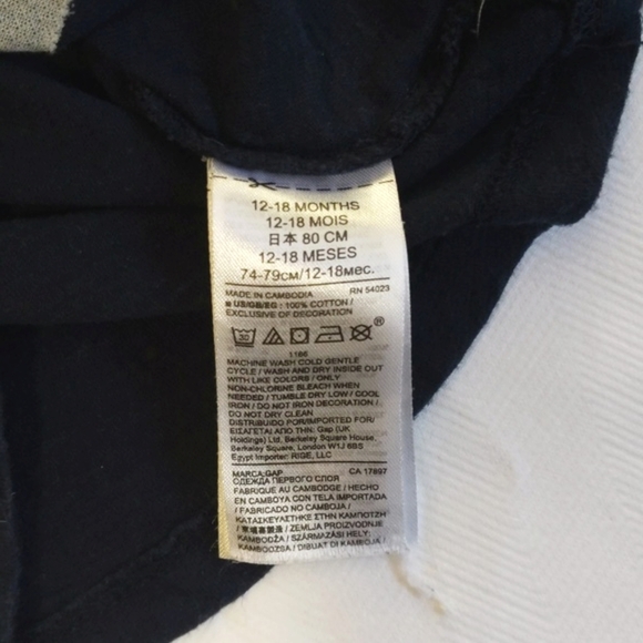 babyGap x disney frozen olaf graphic long sleeve shirt 12-18 months baby girl - Picture 4 of 5